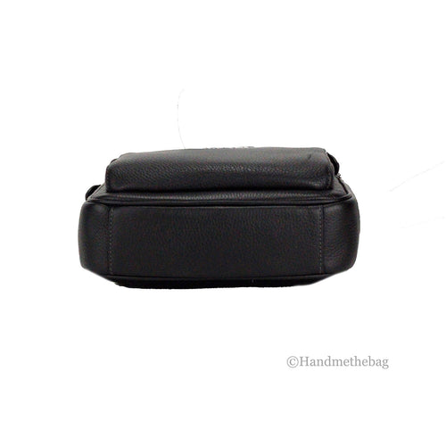 Coach Ethan Black Leather Sling Pack Shoulder Bag